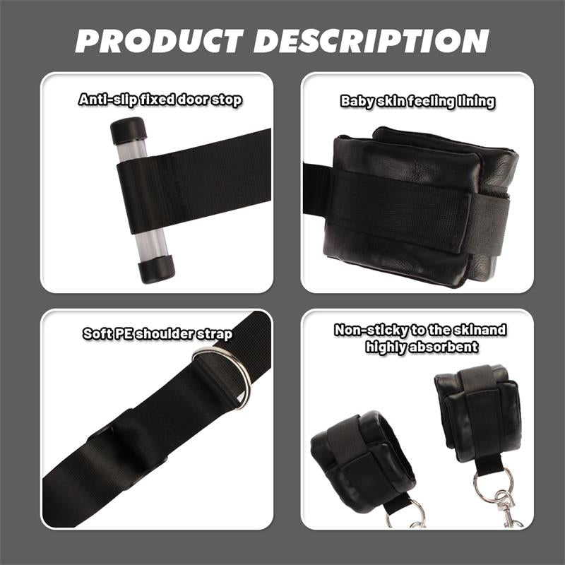 CHISA - SET DE SUJECCIÓN PARA LA PUERTA CON ESPOSAS