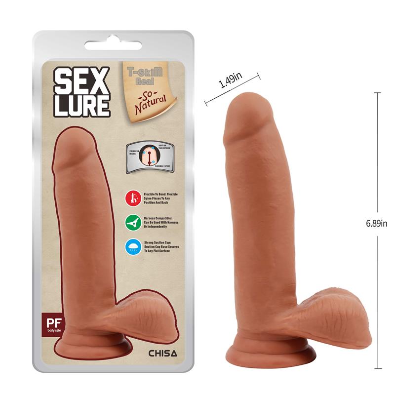 CHISA - SEX LURE DILDO DUAL DENSITY 17.5CM