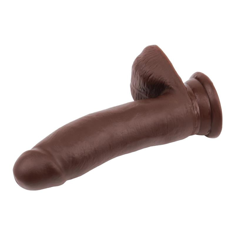 CHISA - SEX LURE DILDO DUAL DENSITY MARRÓN 17.5CM