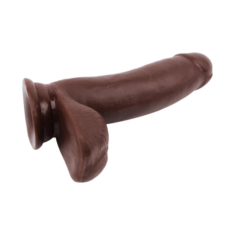 CHISA - SEX LURE DILDO DUAL DENSITY MARRÓN 17.5CM