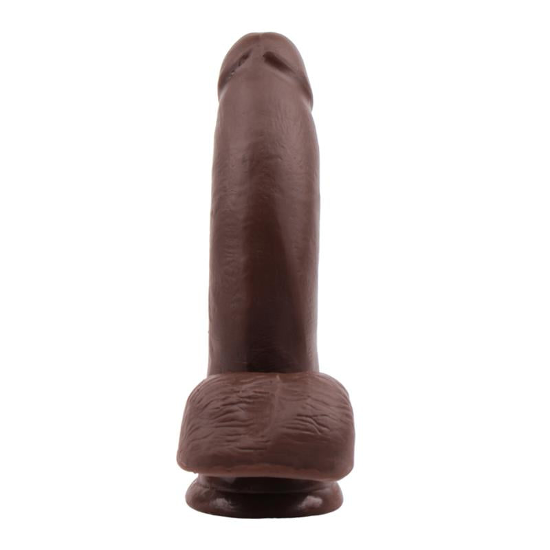 CHISA - SEX LURE DILDO DUAL DENSITY MARRÓN 17.5CM