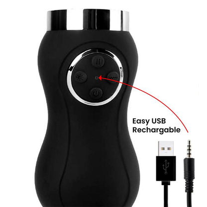 INTOYOU BDSM LINE - SEX MACHINE VIBRACIÓN, THRUSTING Y CALOR CONTROL REMOTO USB