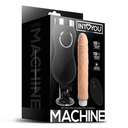 INTOYOU BDSM LINE - SEX MACHINE VIBRACIÓN, THRUSTING Y CALOR CONTROL REMOTO USB