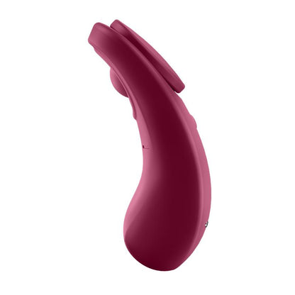 SATISFYER - SEXY SECRET ESTIMULADOR DE BRAGUITA CON APP WINE RED