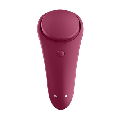 SATISFYER - SEXY SECRET ESTIMULADOR DE BRAGUITA CON APP WINE RED