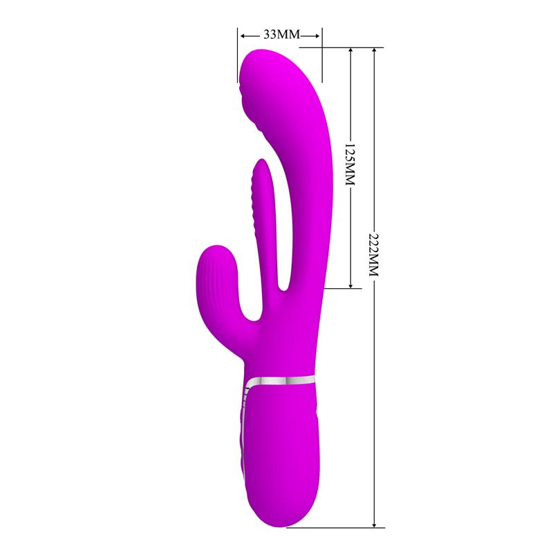 PRETTYLOVE - SHANIA VIBRADOR CON LENGUA Y THUMPING