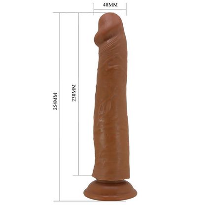 PRETTYLOVE - SHARIFE DILDO CON PIEL DESLIZANTE-RETRACTIL 25 CM