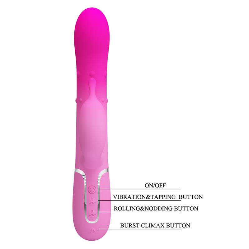PRETTYLOVE - SHIMA VIBRADOR CON BOLAS ROTADORAS