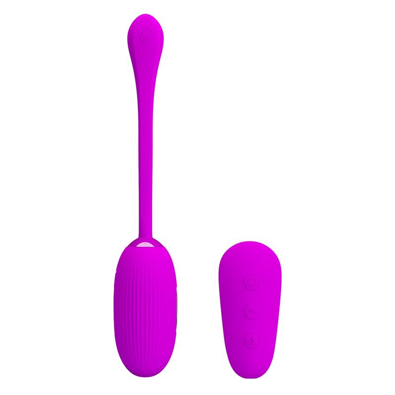 PRETTYLOVE - SHOCK FUN HUEVO VIBRADOR CON ELECTRO SHOCK Y CONTROL REMOTO