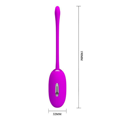 PRETTYLOVE - SHOCK FUN HUEVO VIBRADOR CON ELECTRO SHOCK Y CONTROL REMOTO