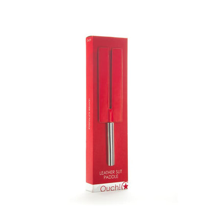 OUCH! - SHOTS OUCH! WHIPS AND PADDLES LEATHER PALA ABIERTA ROJO