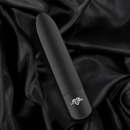 LATETOBED - SHOTY BALA VIBRADORA USB 10 VELOCIDADES POTENTE MOTOR NEGRO