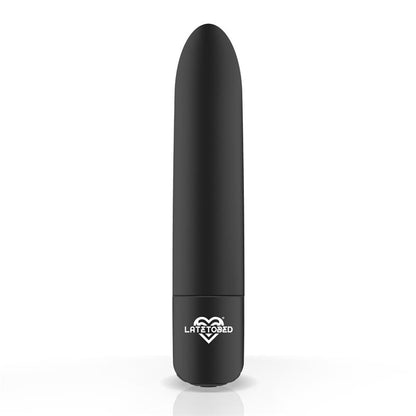 LATETOBED - SHOTY BALA VIBRADORA USB 10 VELOCIDADES POTENTE MOTOR NEGRO