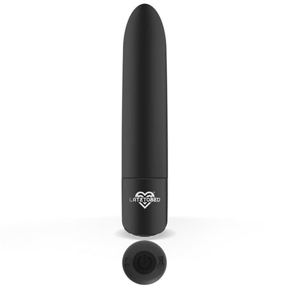 LATETOBED - SHOTY BALA VIBRADORA USB 10 VELOCIDADES POTENTE MOTOR NEGRO