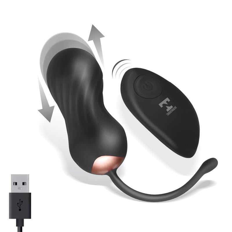 TARDENOCHE - SHOVE HUEVO CON MOVIMIENTO THRUSTING Y VIBRADOR CON CONTROL REMOTO
