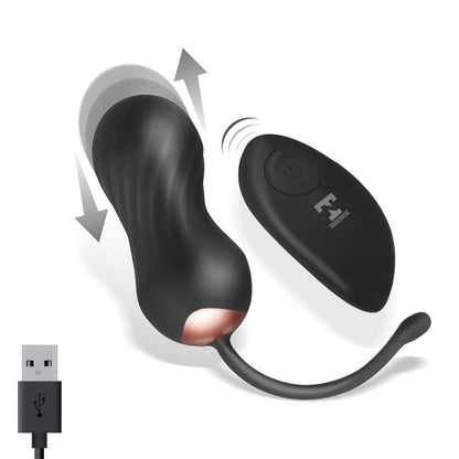 TARDENOCHE - SHOVE HUEVO CON MOVIMIENTO THRUSTING Y VIBRADOR CON CONTROL REMOTO