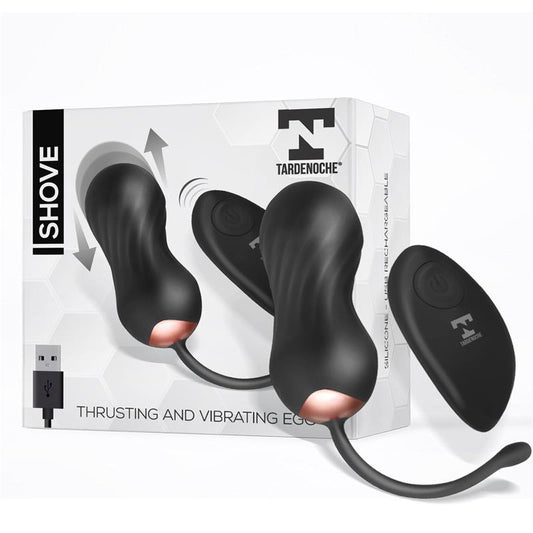 TARDENOCHE - SHOVE HUEVO CON MOVIMIENTO THRUSTING Y VIBRADOR CON CONTROL REMOTO