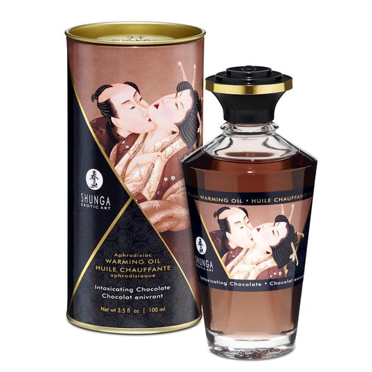 SHUNGA - ACEITE DE MASAJE EFECTO CALOR AROMA A CHOCOLATE