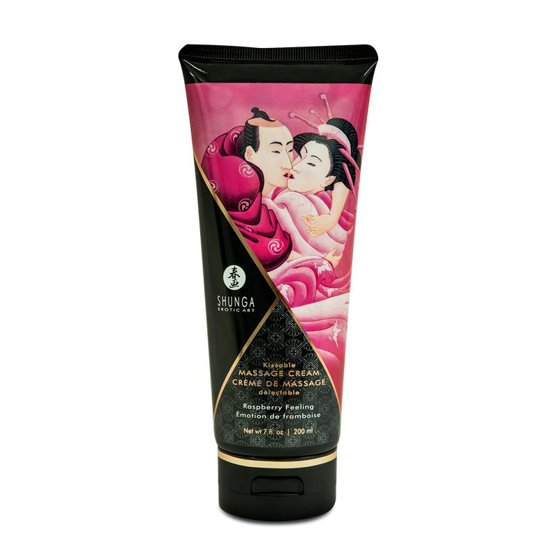 SHUNGA - CREMA DE MASAJE AROMA DE FRAMBUESA
