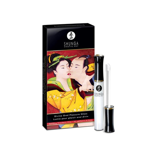 SHUNGA - GLOSS PARA PLACER ORAL VINO DE FRESA