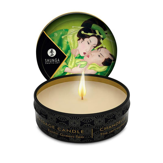 SHUNGA - MINI VELA DE MASAJE TÉ VERDE