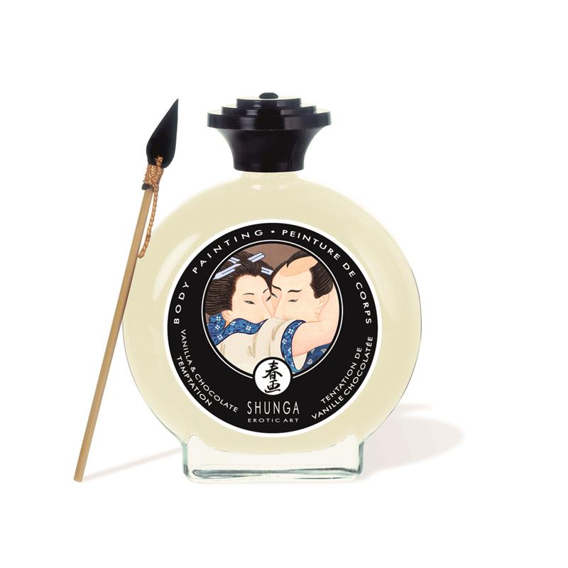SHUNGA - PINTURA BESABLE SABOR CHOCOLATE BLANCO Y VAINILLA