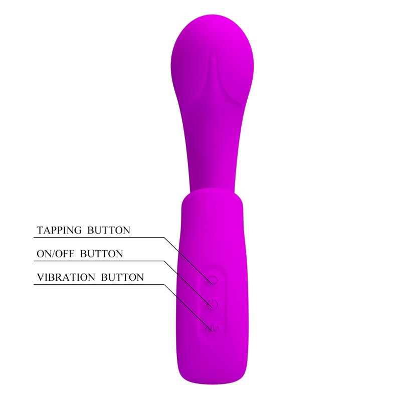 PRETTYLOVE - SIBEL VIBRADOR CON FUNCIÓN DE GOLPETEO