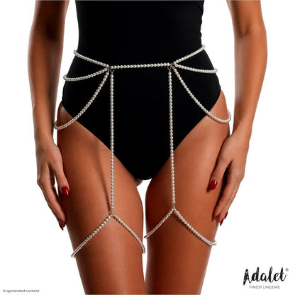 ADALET LINGERIE - SIENNA LIGUERO DE PERLAS BLANCAS TALLA ÚNICA
