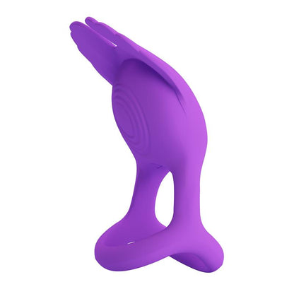PRETTYLOVE - SILAS ANILLO PARA EL PENE PÚRPURA