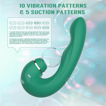 CHISA - SIREN VIBRADOR CON SUCCION Y GOLPETEO