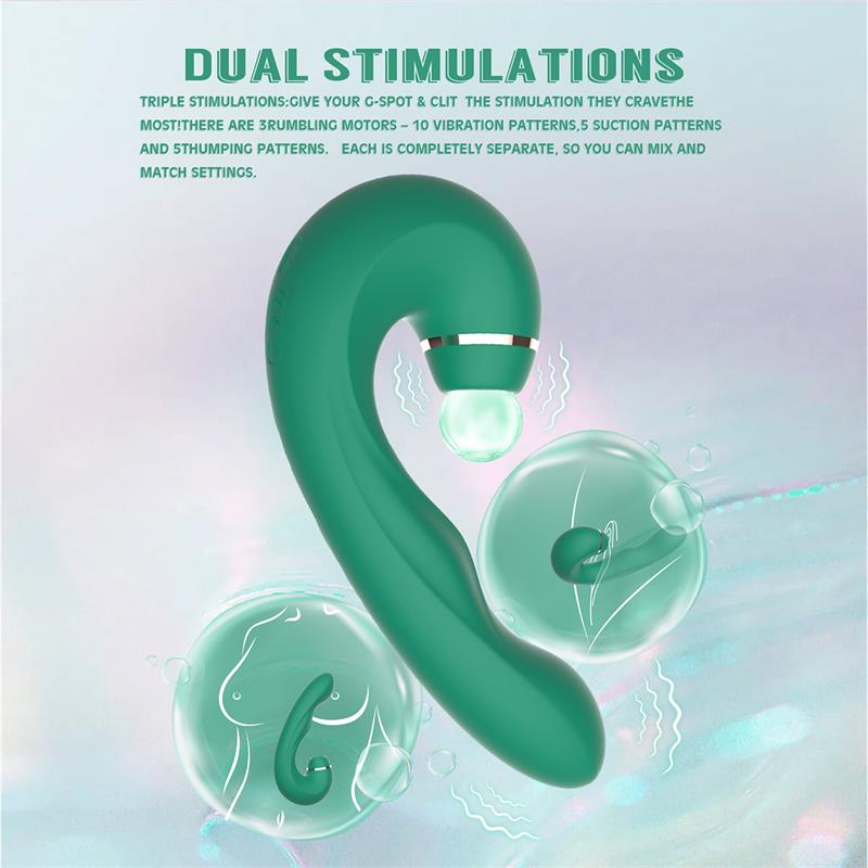CHISA - SIREN VIBRADOR CON SUCCION Y GOLPETEO
