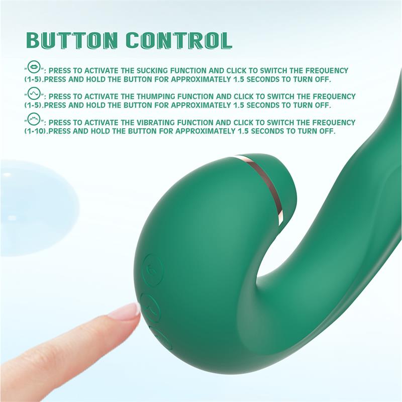 CHISA - SIREN VIBRADOR CON SUCCION Y GOLPETEO