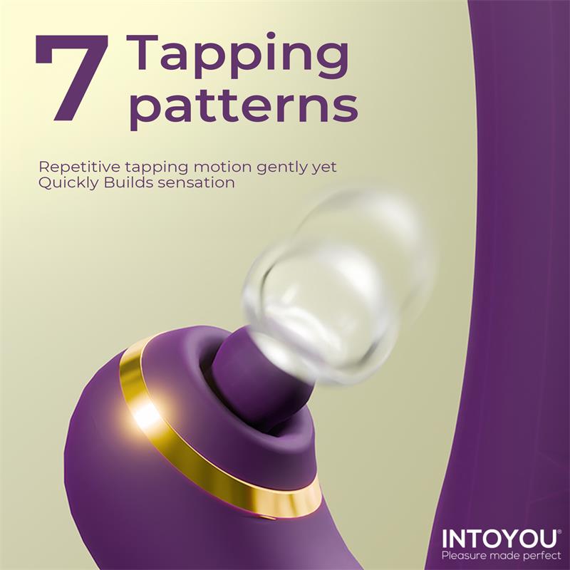 INTOYOU - SITER VIBRADOR CON LENGUA MOVIMIENTO FLIPPING Y BOLA GOLPETEO