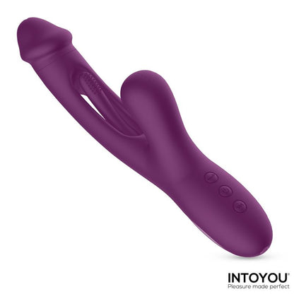 INTOYOU - SITER VIBRADOR CON LENGUA MOVIMIENTO FLIPPING Y BOLA GOLPETEO