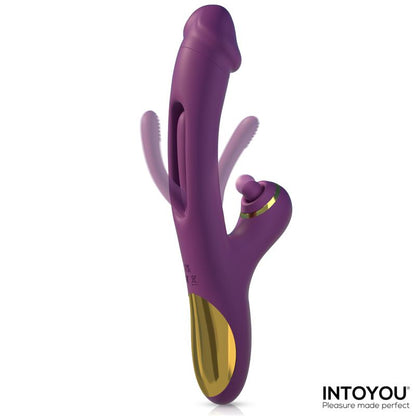 INTOYOU - SITER VIBRADOR CON LENGUA MOVIMIENTO FLIPPING Y BOLA GOLPETEO