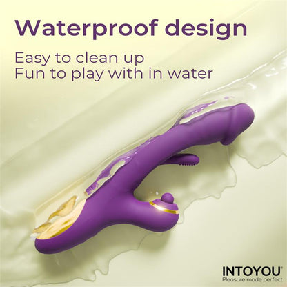 INTOYOU - SITER VIBRADOR CON LENGUA MOVIMIENTO FLIPPING Y BOLA GOLPETEO