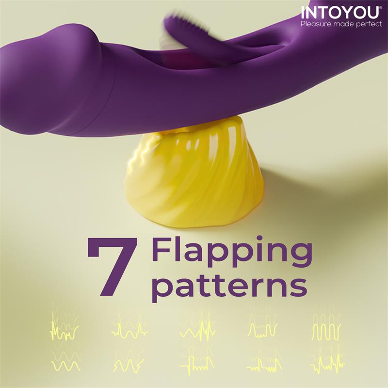 INTOYOU - SITER VIBRADOR CON LENGUA MOVIMIENTO FLIPPING Y BOLA GOLPETEO