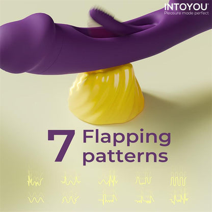 INTOYOU - SITER VIBRADOR CON LENGUA MOVIMIENTO FLIPPING Y BOLA GOLPETEO