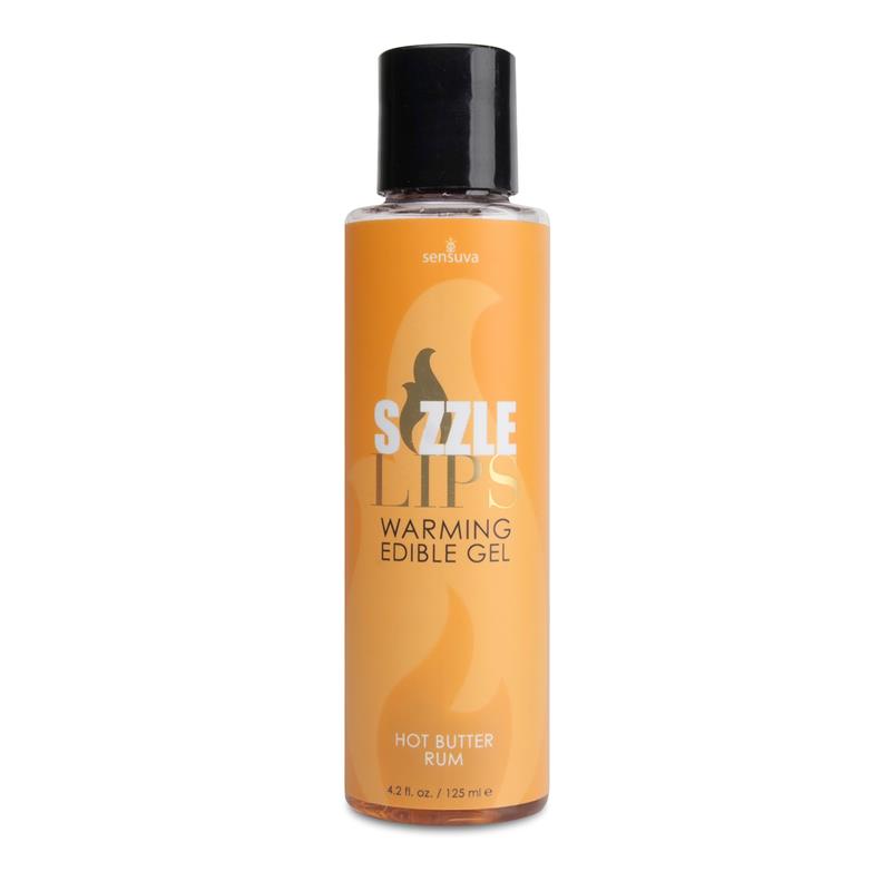SENSUVA - SIZZLE LIPS GEL EFECTO CALOR SABOR BUTTER RUM 125 ML
