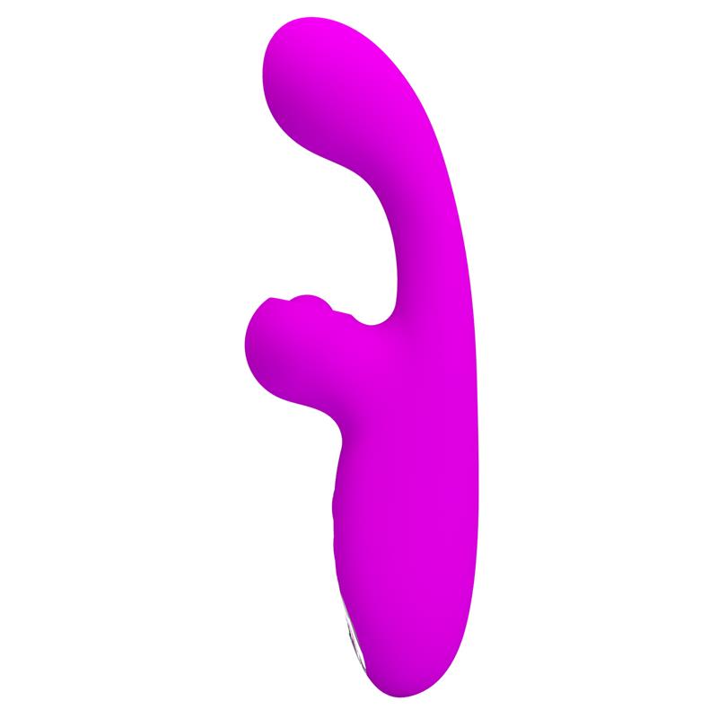 PRETTYLOVE - SKYLAR CONEJITO VIBRADOR Y THUMPING FUCSIA
