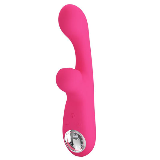 PRETTYLOVE - SKYLAR CONEJITO VIBRADOR Y THUMPING ROSA