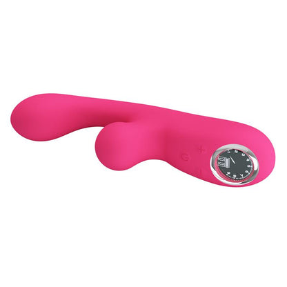PRETTYLOVE - SKYLAR CONEJITO VIBRADOR Y THUMPING ROSA