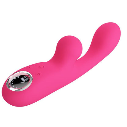 PRETTYLOVE - SKYLAR CONEJITO VIBRADOR Y THUMPING ROSA