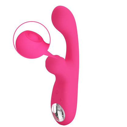 PRETTYLOVE - SKYLAR CONEJITO VIBRADOR Y THUMPING ROSA