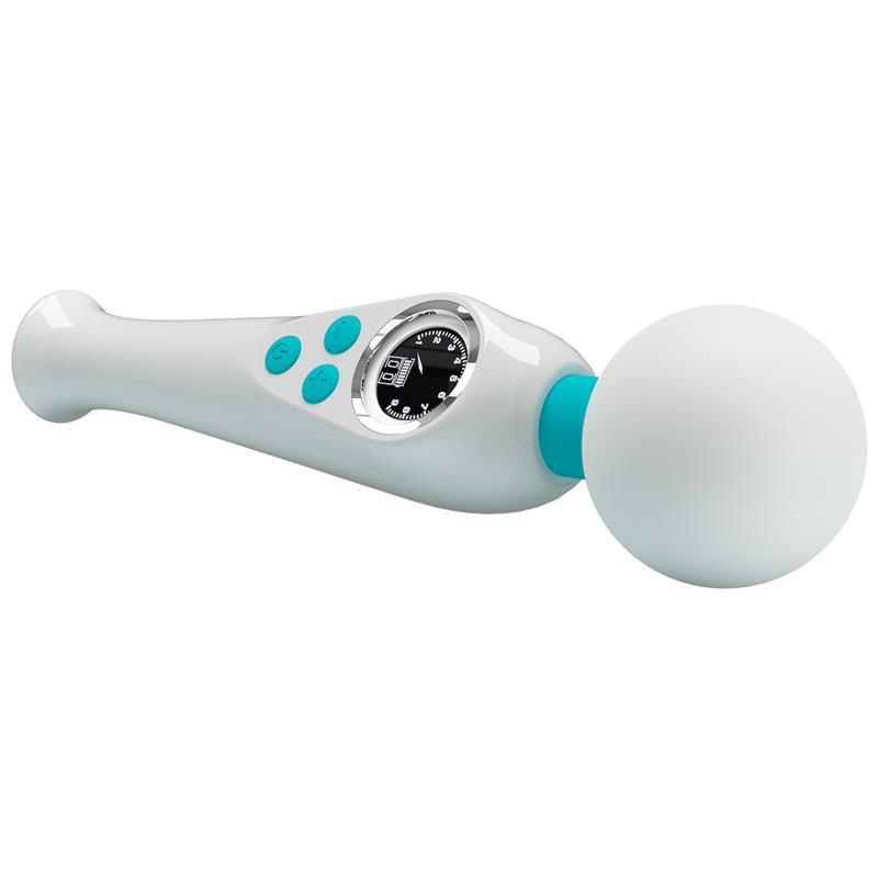 PRETTYLOVE - SKYLER MASAJEADOR CON PANTALLA DIGITAL BLANCO
