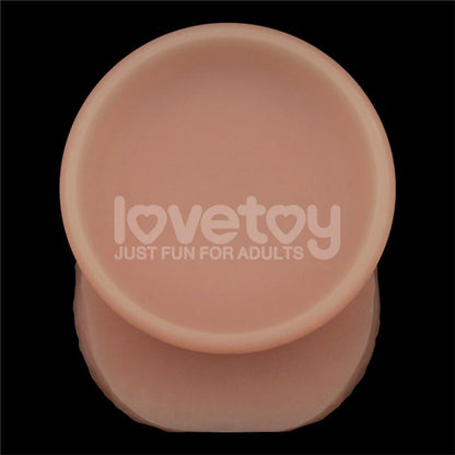 LOVETOY - SLIDING PRO DILDO PIEL DESLIZANTE-RETRÁCTIL DUAL LAYER 7.5