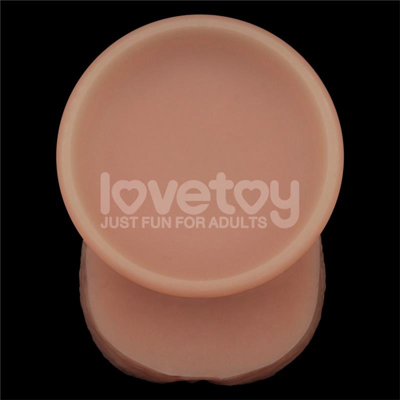 LOVETOY - SLIDING PRO DILDO PIEL DESLIZANTE-RETRACTIL DUAL LAYER 8.5