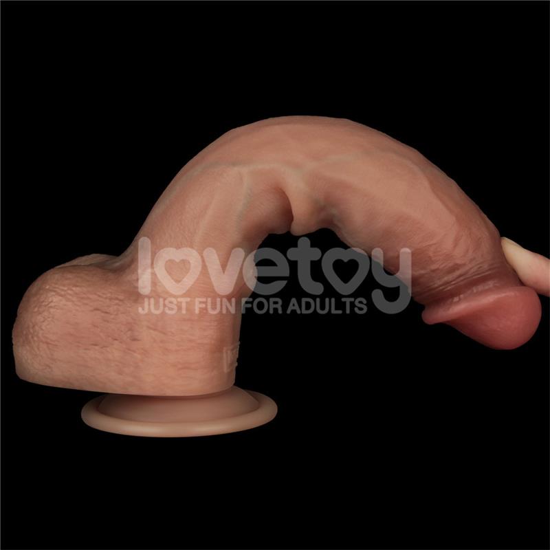 LOVETOY - SLIDING PRO DILDO PIEL DESLIZANTE-RETRACTIL DUAL LAYER 9