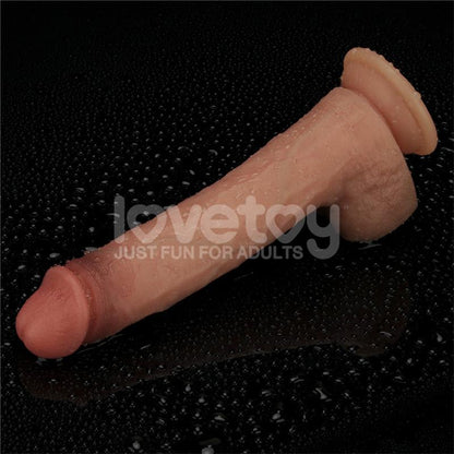 LOVETOY - SLIDING PRO DILDO PIEL DESLIZANTE-RETRACTIL DUAL LAYER 9