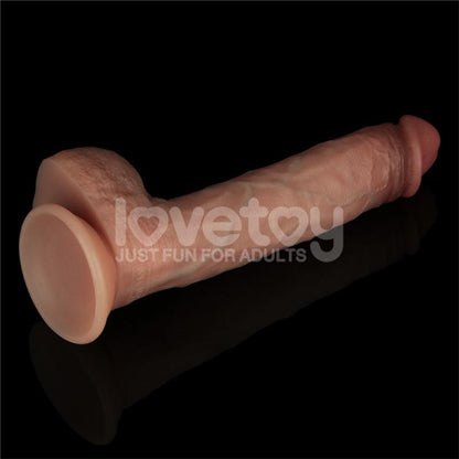 LOVETOY - SLIDING PRO DILDO PIEL DESLIZANTE-RETRACTIL DUAL LAYER 9